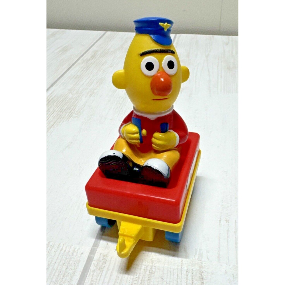 Sesame Street Tyco Vintage Bert Train Car from Big Bird's Wind Up Kids Toy